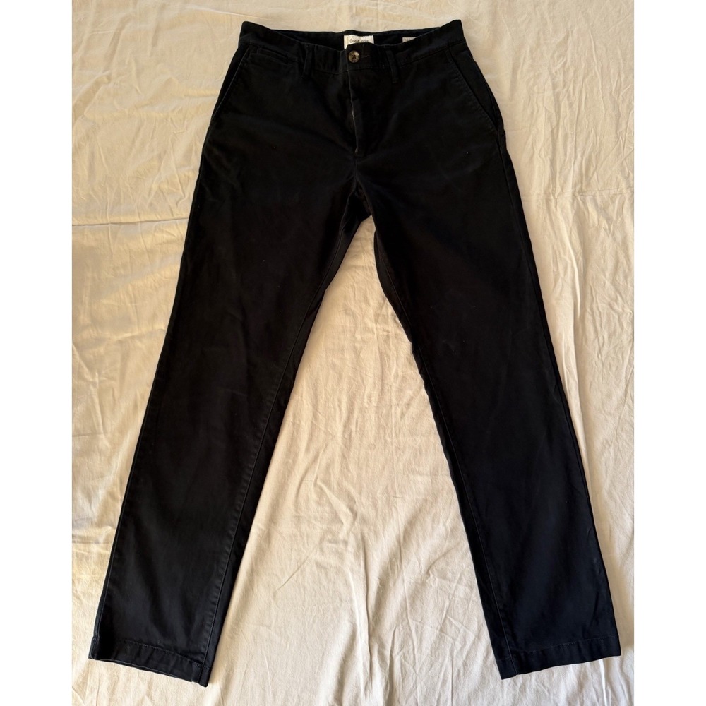 Goodfellow & Co Men's Every Wear Chino Pants Black Athletic Fit 30x32 Stretch - Picture 2 of 9